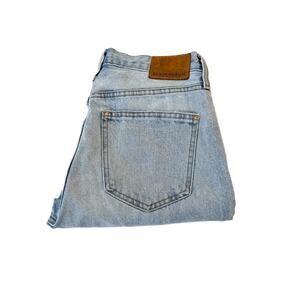 Denim Forum Aritzia The Ex Boyfriend Button Fly Light Wash Denim Jeans SZ26